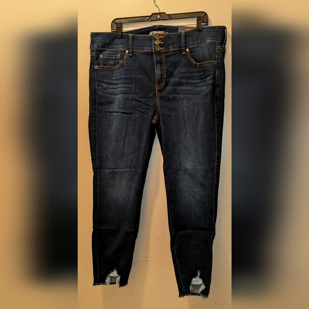 Torrid 20R Super Soft Distressed Jegging